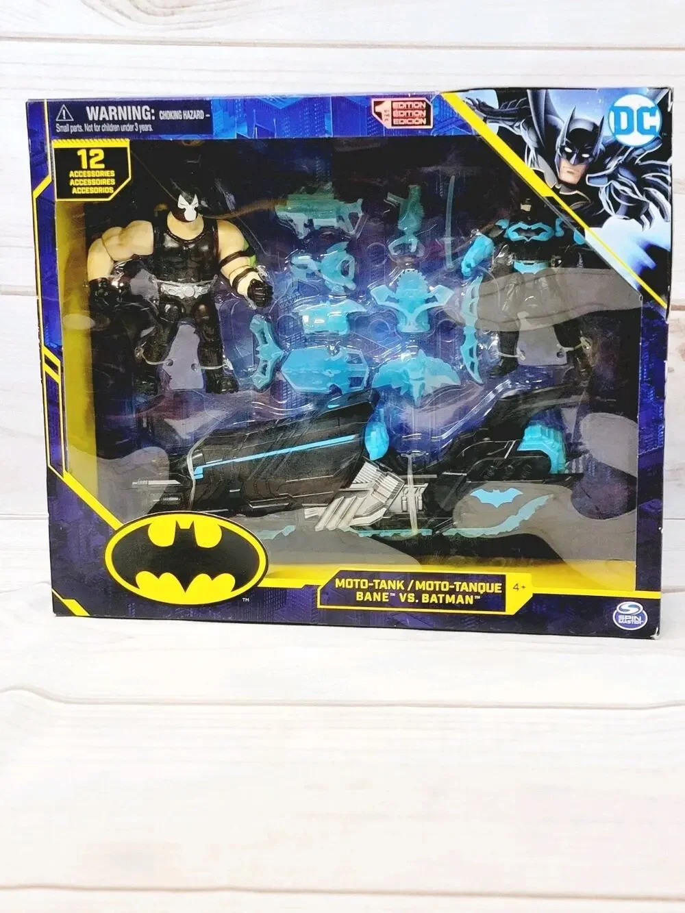 Batman DC Moto-Tank/Moto-Tanque Bane Vs Batman 1st Edition w/ 12 Accessories